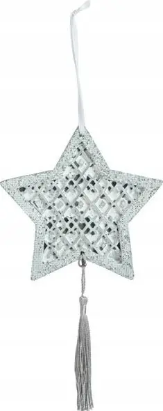 Zbukurinë Krishtlindjesh MFP Concrete Star 8886131, formë ylli, beton dekorativ, gri