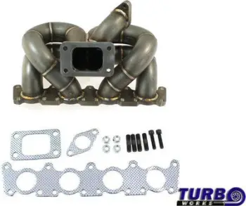 Kollektor shkarkimi TurboWorks VAG 1.8T 20V T3 Extreme, çelik inox, për turbo, metalik