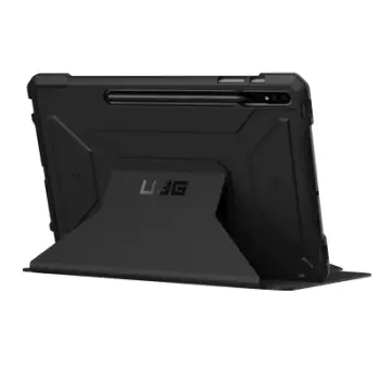 Mbulesë tablet UAG Metropolis për Galaxy Tab S8 11", mbrojtje e fortë, qëndrim folio, e zezë