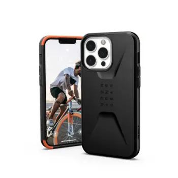 Mbulesë telefoni UAG Civilian për iPhone 13 Pro Max, 6.7", ultra e hollë, e zezë
