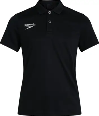 Bluzë polo për gra Speedo Club Dry, poliester 100%, madhësia L, e zezë