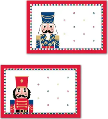 Ndenjëse tryeze Rose&amp;Tulipani The Christmas Band, set 2 copë, 45.5x30cm, shumëngjyrëshe