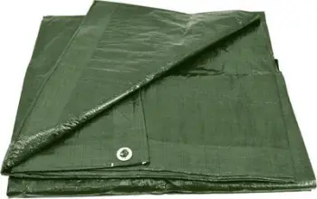 Çadër mbuluese Awtools Green Tarp, 20 x 20m, 90g m², e gjelbër