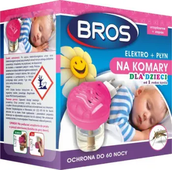 Pajisje elektrike kundër mushkonjave BROS Electro, solucion i lëngshëm, për fëmijë