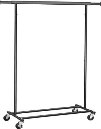 Raft rrobash SONGMICS Heavy Duty, 92-132 cm, kapacitet 90 kg, i zi