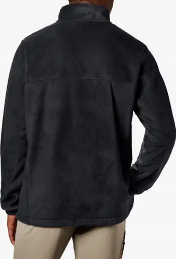 Bluzë fleece për meshkuj Columbia Steens Mountain Half Zip, poliester, madhësia XXL, e zezë