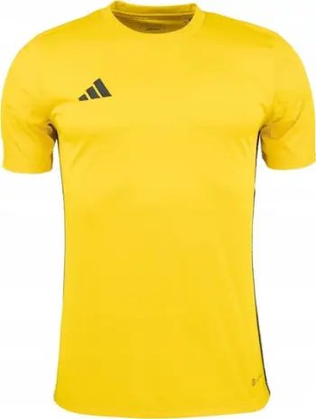Fanella sportive adidas Table 23 Jersey M IA9146, poliestër i ricikluar, teknologji Aeroready, e bardhë