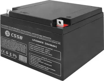 Bateri AGM Lamex LX12260, 12V, 26Ah, gri