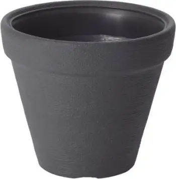 Vazo Flowerpot CLASSIC, plastike, 58cm, antracit