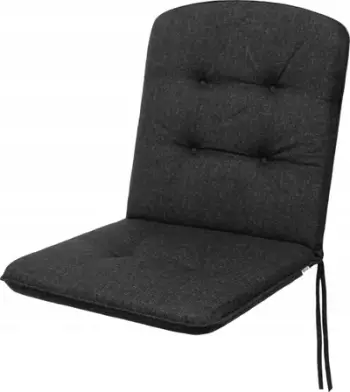 Jastëk karrige kopshti HOBBYGARDEN BLANCA, 50x102 cm, trashësi 6 cm, i zi