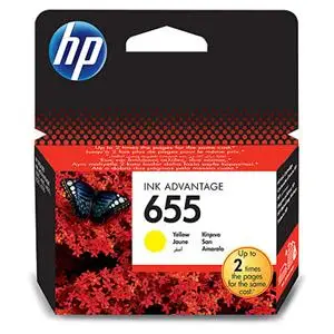 Kartutsh boje HP 655 CZ112AE, e verdhë, 600 faqe