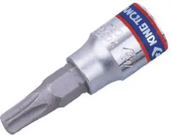 Bit Torx me vrimë King Tony 203740, 1/4", T40, 37mm
