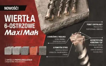 Gërshërë stërvitjeje SDS Max Makita Maxi Mak 6-O, 30x200x340mm, për beton, gri