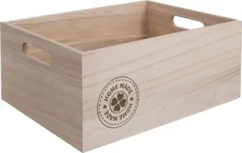 Kuti organizuese Storage Box with Handle, me doreza anësore, dizajn dekorativ, gri