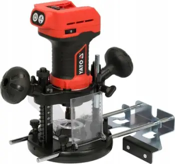 Frezë druri Yato Router 3IN1, 18V, 8000-26000 rpm, e kuqe