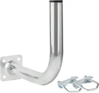 Mbajtëse antene Balcony Mount, 40 cm, metal, argjendtë