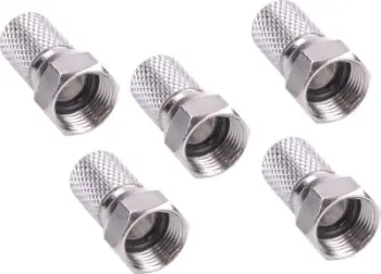 Set konektorë antene F plug, 6.8mm, me gasket, 5 copë