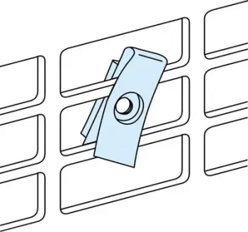 Set arra montimi Schneider Electric LVS03181, 20 copë M5, për pllaka montimi