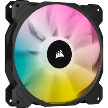 Ventilator kasë Corsair SP140 RGB ELITE, 140mm, RGB, i zi