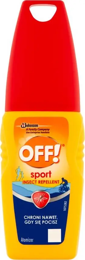 Spray kundër mushkonjave SC Johnson OFF Sport, 100ml, pompë sprej, portokalli