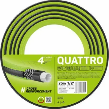 Zorrë kopshti Cellfast QUATTRO C10-065, 1/2", 25m, jeshile