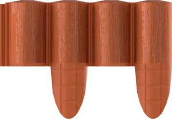 Palisadë kopshti Cellfast Garden Palisade 4 Eco Brick, 8.5 cm, 2.4 m, kafe