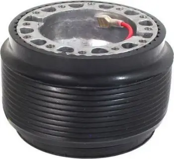 Adapter timoni Naba për VW Golf 2, metal, sport tuning, i zi