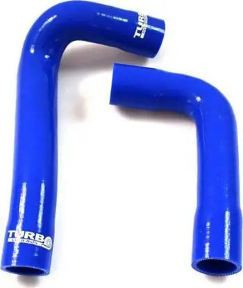 Tuba silikoni ftohës TurboWorks BMW E34, rezistent ndaj temperaturës së lartë, set, blu
