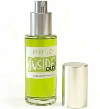 Parfum me feromone 500 Cosmetics Phiero Inside Out, eau de parfum, për burra, jeshil