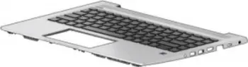 Tastierë laptopi HP L65225-061, layout italian, me kapak të sipërm, argjendtë