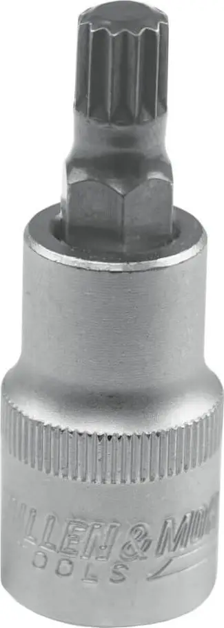 Bit spline Dedra M14, 1/2", 55mm, gri