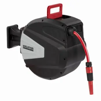 Zorrë kopshti Kreator KRTGR6711, 15m 1/2", mbështjellje automatike, gri