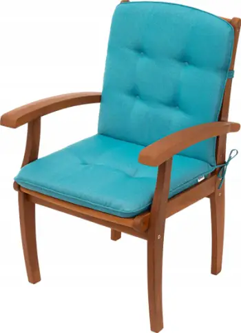 Jastëk kopshti BLANCA, për karrige dhe shezlong, 50x102 cm, blu