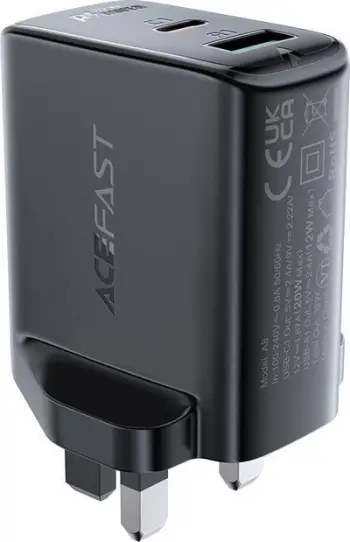Karikues muri ACEFAST A8, 32W, USB A dhe USB C, i zi