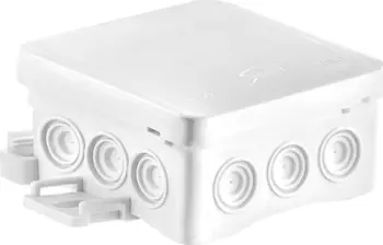 Kuti hermetike sipërfaqësore FASTBOX NS6, IP54, 85x85x39mm, gri