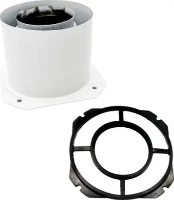Adapter ventilimi Immergas SpiroFlex 60/100, plastik, i bardhë