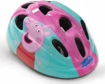 Helmet biçiklete Peppa Pig Kids, madhësia S 52-56 cm, rozë e kaltër