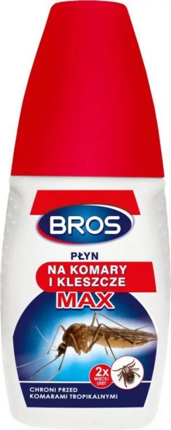 Repelent lëng BROS MAX, kundër mushkonjave dhe rriqrave, 50 ml