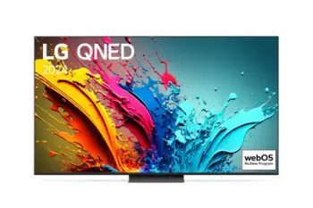 Televizor LG QNED, 65", 4K UHD Smart, Alpha8, DVB-C/S2/T2, WiFi, me bazë
