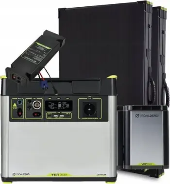 Stacion energjie portativ Goal Zero Yeti 3000X, inverter 2000W, bateri litium, gri