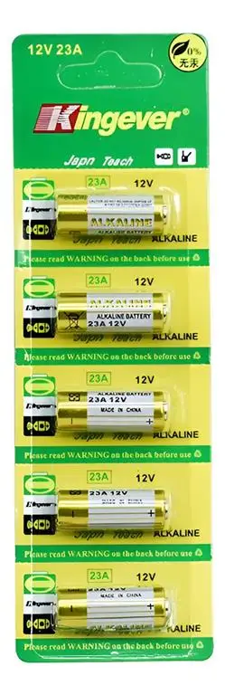 Bateri alkaline 23A 12V, 5/1. KINGEVER