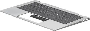 Tastierë rezervë HP M45820-031, me touchpad, ndriçim i pasmë, gri e hapur