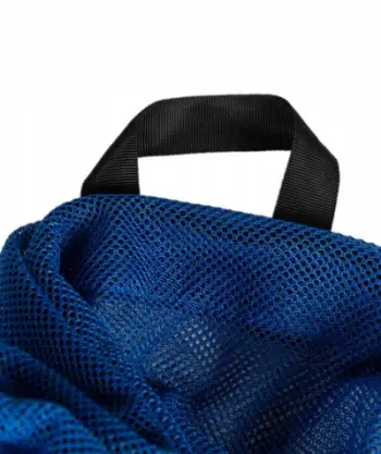 Çantë rrjete Arena One Go Mesh Bag, 40L, për not, blu e ndezur
