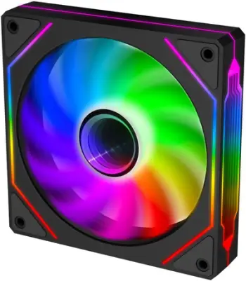 Ventilator PC EVOLVEO 120UX M, 120mm, ARGB, lidhje 4 pin Molex, i zi