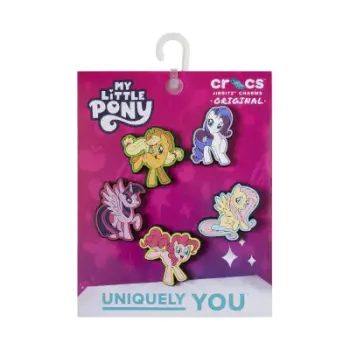 Aksesorë Crocs Jibbitz My Little Pony, set 5 copë, shumëngjyrëshe