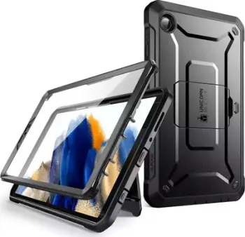 Kuti mbrojtëse tablet Supcase Unicorn Beetle Pro, për Samsung Tab A9 8.7", me stand, e zezë