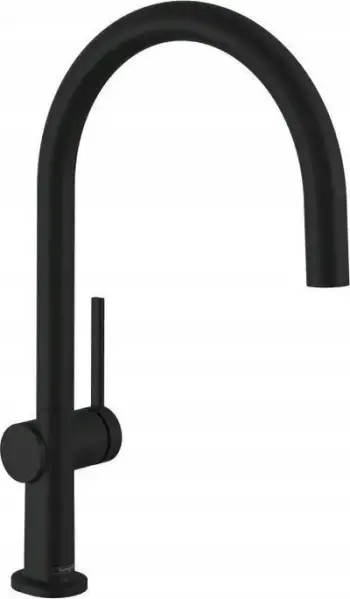 Rubinet lavamani Hansgrohe Talis S Rain 72804670, dalje anësore, matte black, i zi