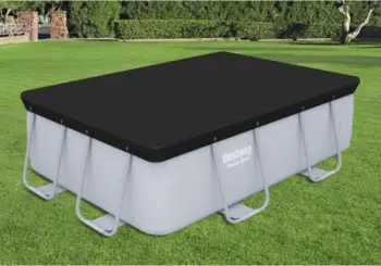 Mbulesë pishine Bestway Flowclear, 269x179 cm, drejtkëndëshe, e zezë