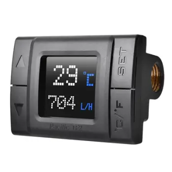 Indikator rrjedhje uji për PC Thermaltake CL-W275-CU00SW-A, me sensor temperature, i zi