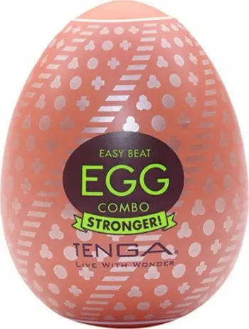 Masturbator Tenga Easy Beat Egg Combo, set vezësh, tekstura të ndryshme